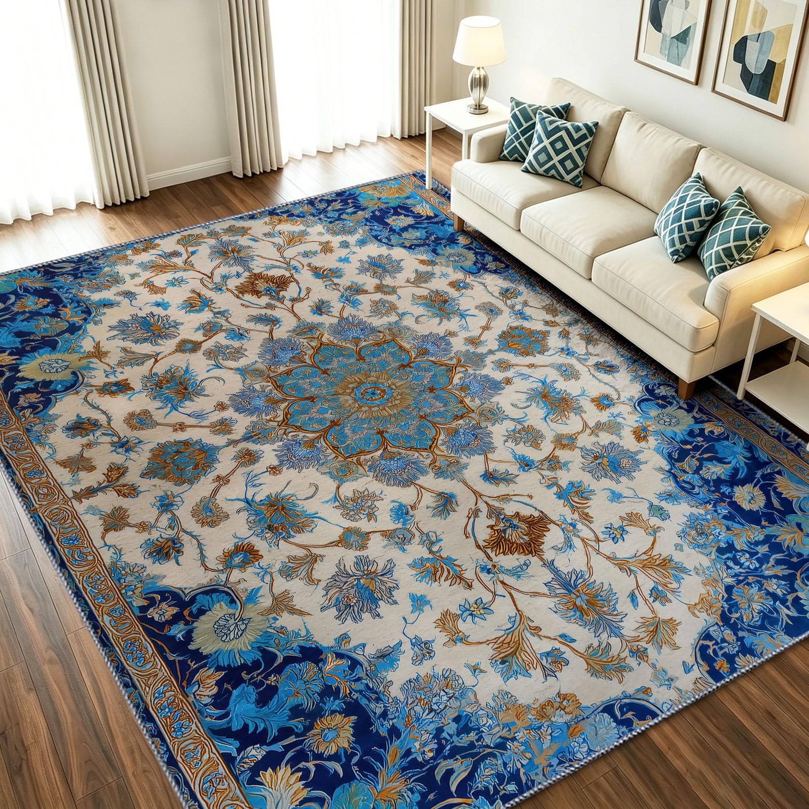 Tapis antidérapant et lavable 140x200 cm pour éviter les chutes en cuisine