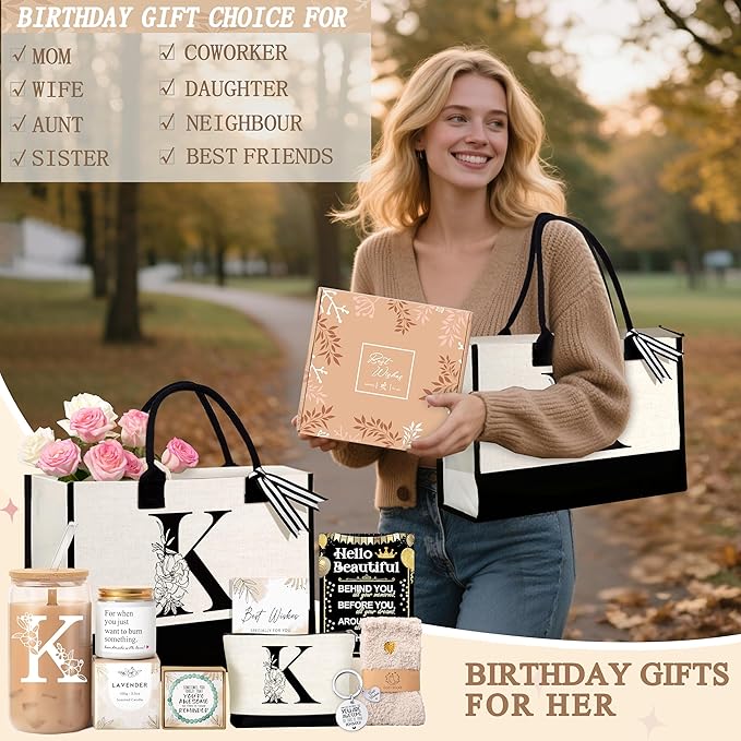 Bolso Tote personalizado para mujer, regalo inicial monograma miniatura 7