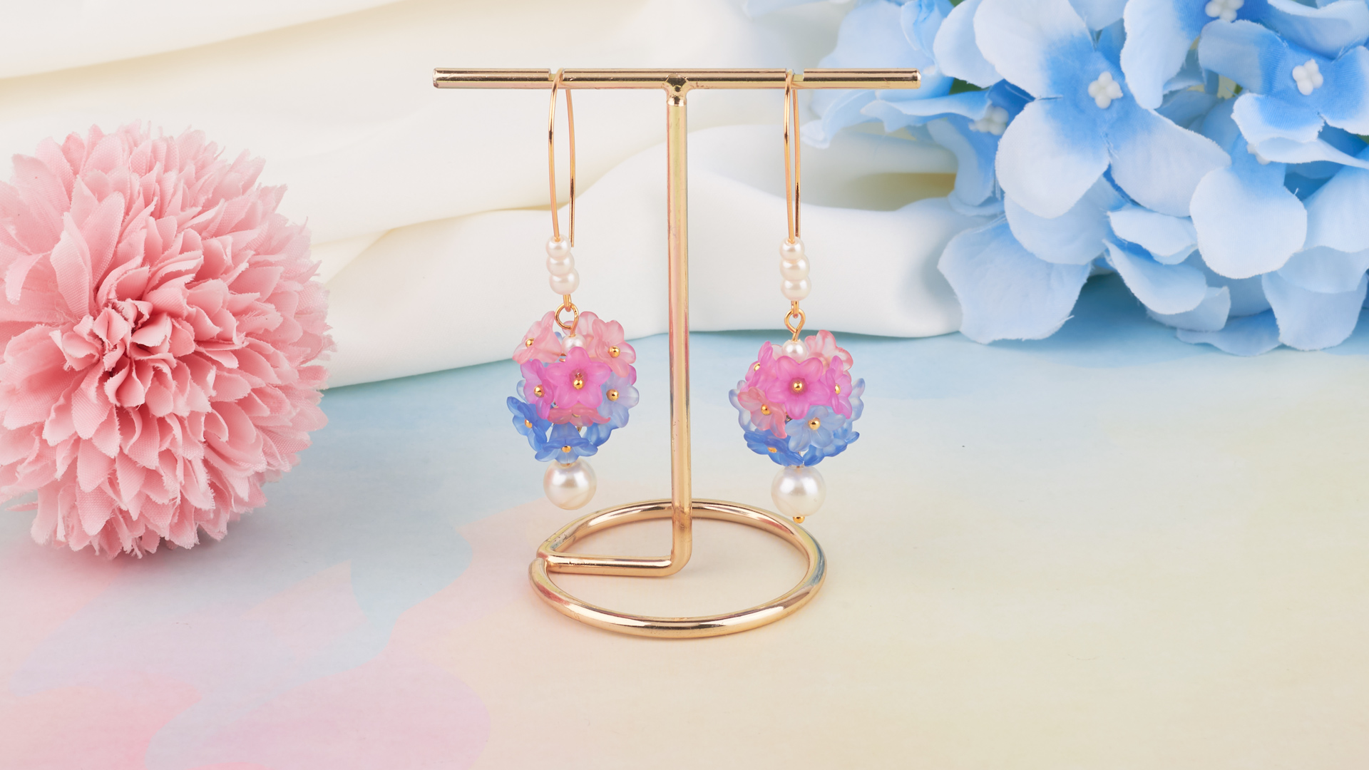 Cuentas De Cristal De Murano Transparente Para Fabricación De Pulseras, Accorios De Artanía Para Mujer, Flor Facetada, Blanco Y Verde - AliExprs