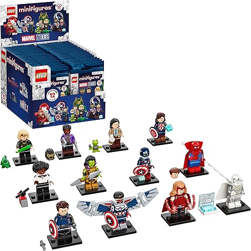 LEGO Minifigures Marvel Studios 71031 Kit de construcción; un regalo impresionante para los fanáticos de los juguetes de construcción de