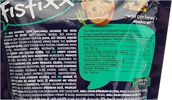 Tadım Yer Fıstığı Çıtır Kaplamalı Taco Baharatlı 140 Gr 2li paket