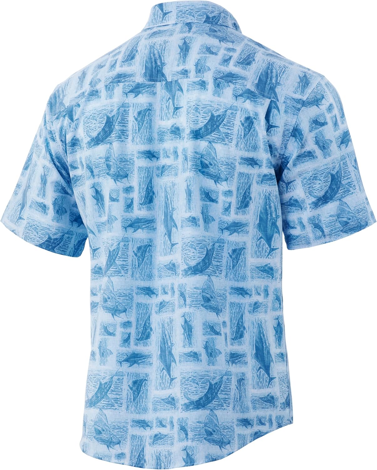 HUK Mens Kona Short Sleeve Shirt | Performance Button Down