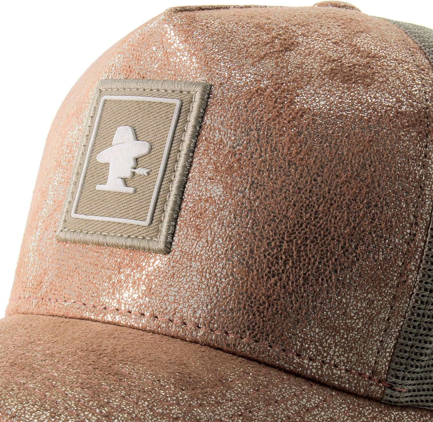 Sacudido's | Logo | Trucker Cap, Agribusiness, Ranch Hat, Farm Cap, Adjustable, for Men and Women, Great for Hunting (US, Alpha, One Size, Rose)