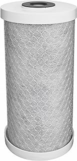EcoPure EPW4C Carbon Block Whole Home Replacement Water Filter-Universal Fits Most Major Brand Systems, 1 Count (Pack of ...