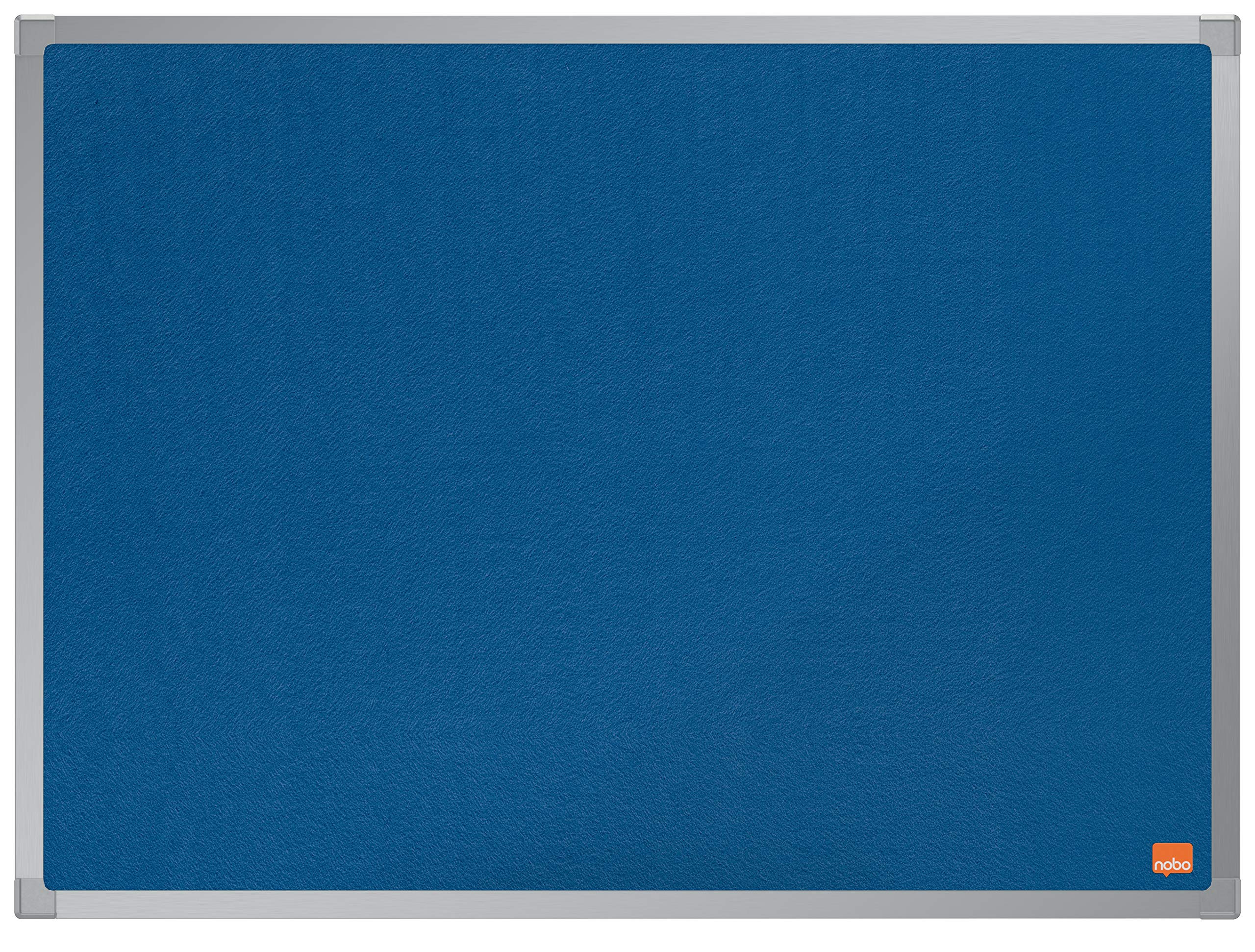 Nobo Essence Felt Notice Board 600 x 450mm Blue 1915201 NB60873