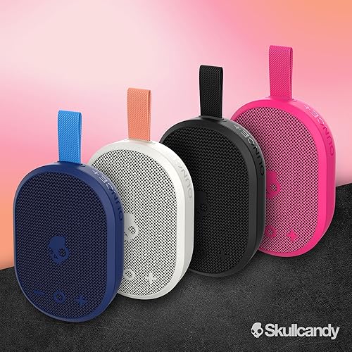 Miniatura 7 de Skullcandy Ounce+ - Altavoz Bluetooth inalámbrico - IPX7 Mini altavoz portátil impermeable con batería de 16 horas, estéreo inalámbrico verdadero y