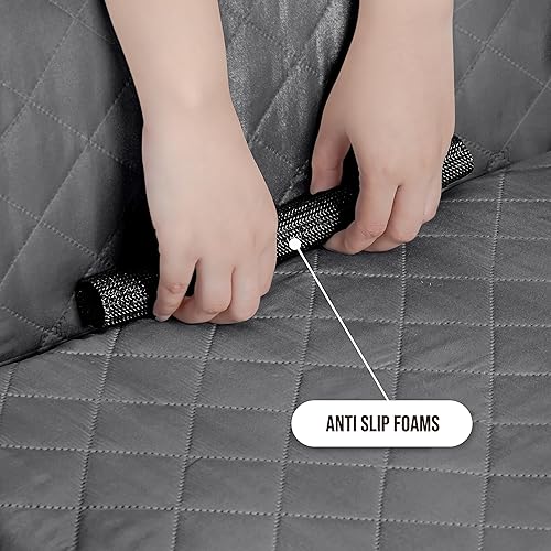 Miniatura 2 de Utopia Bedding Funda reversible de gran tamaño para sofá, resistente al agua, protector de muebles con varillas de espuma y correas elásticas para