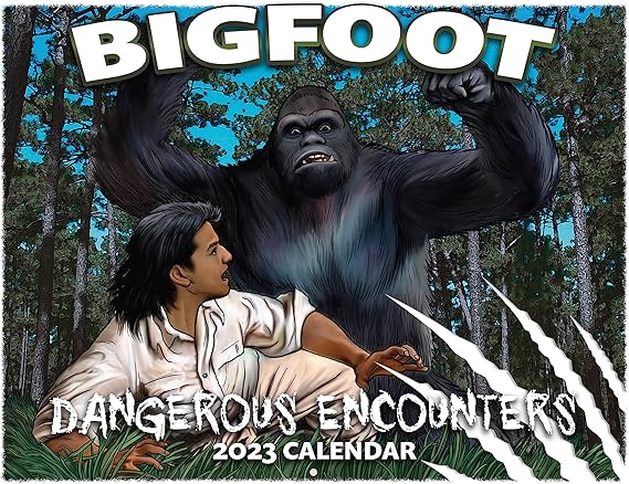 Amazon BIGFOOT Calendar 2023 Cryptids Yeti Sasquatch 