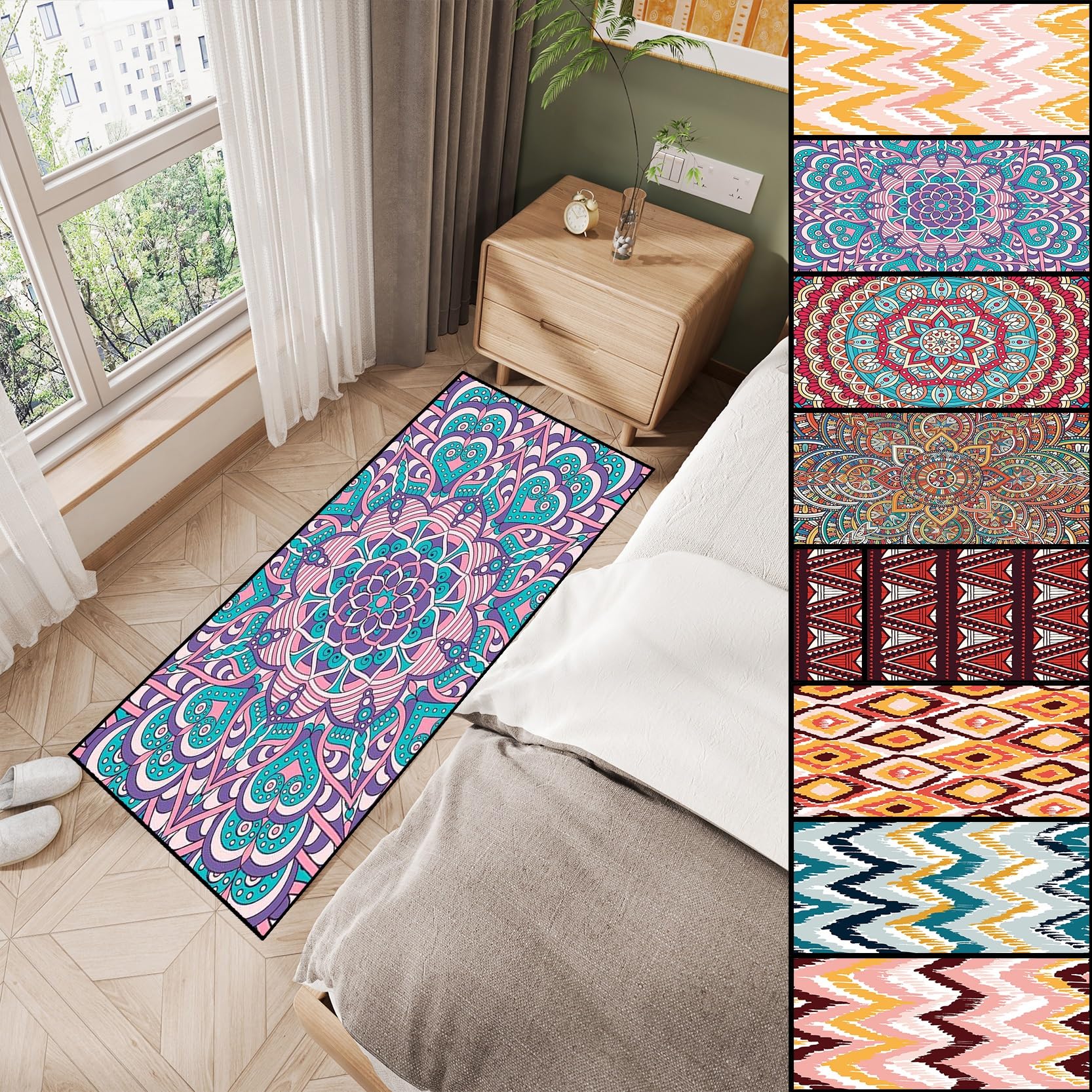 Tapis de sol cuisine durable 50 x 200 cm lavable et antidérapant pour restaurant