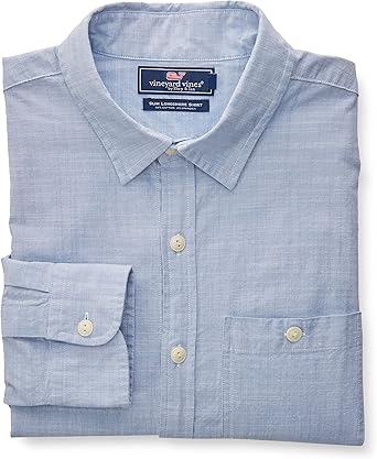 Chambray Longshore Button Down Shirt 