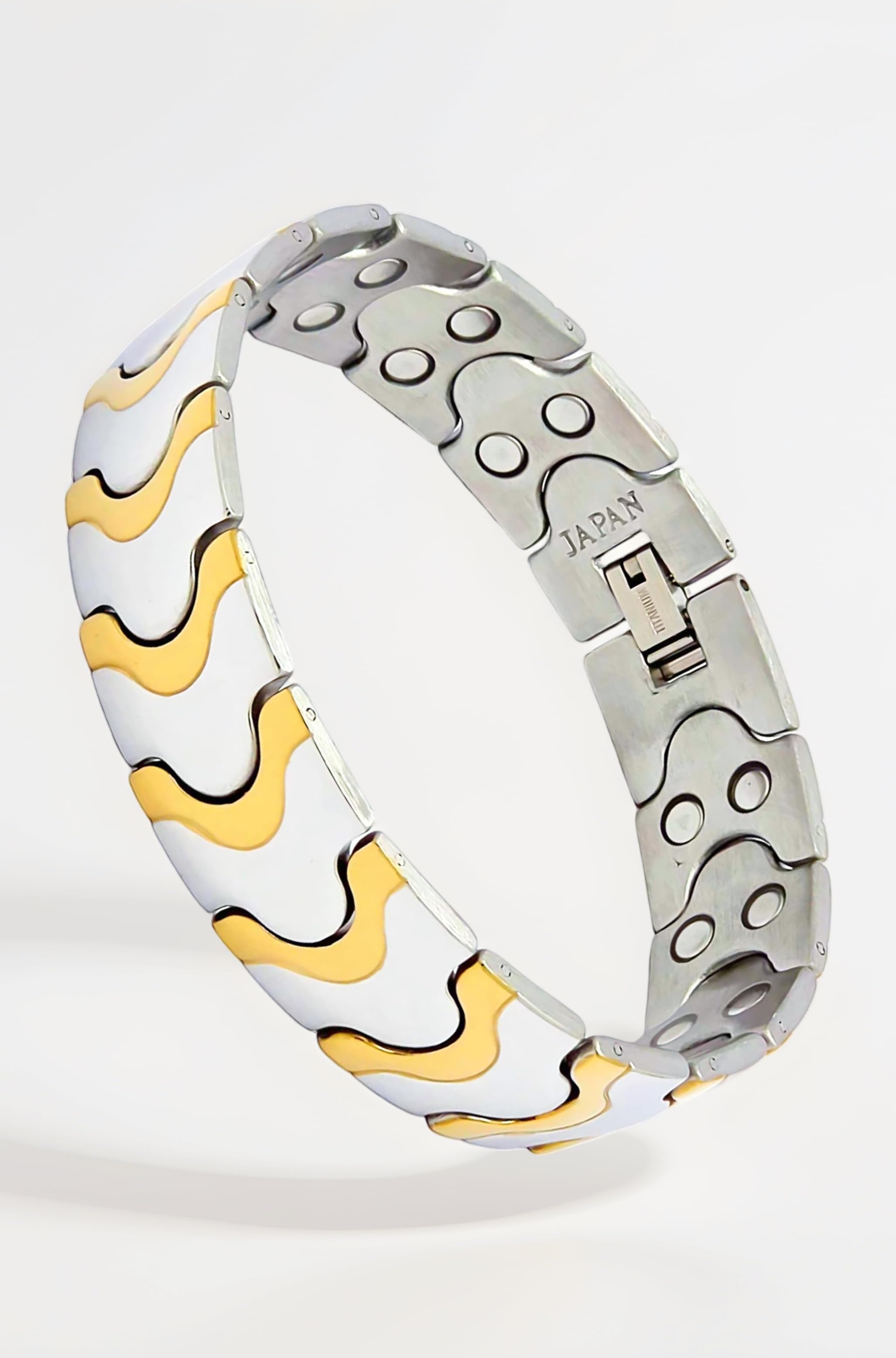 BP Titanium Bracelet Blood Pressure Control Chain Men-Women Bp Monitor Maintain Energy/Blood Circulation/Stamina/Strangth/Body Pain