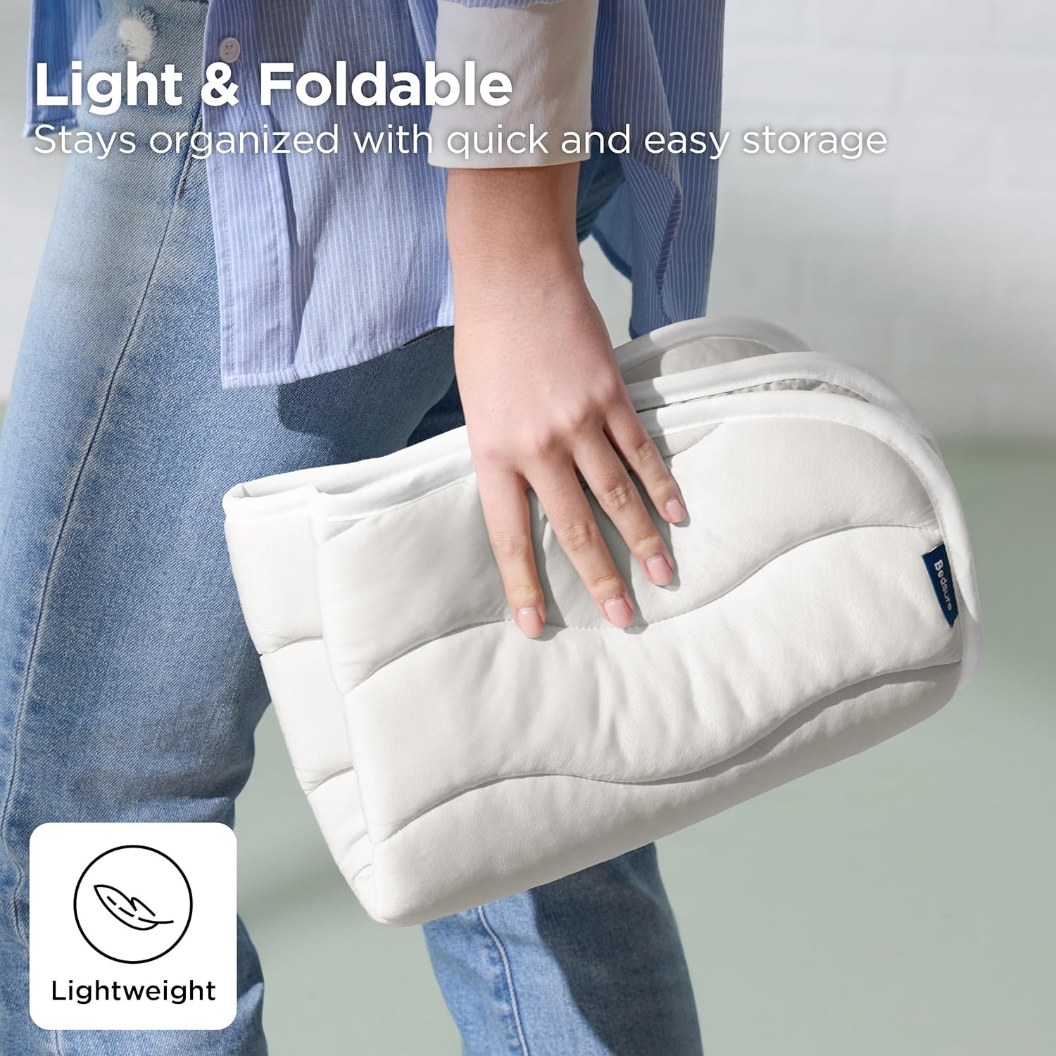 Bedsure Cooling Dog Mat Extra Large - Q-Max>0.4 XXL Thin Breathable Crate Pad Indoor for Pets With Chill Cool Fiber and Non-Slip Bottom，Portable Washable Kennel Cold Mat in Outdoor Summer, 48x30, Grey