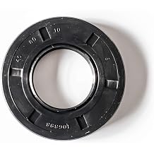 EAI Oil Seal 40mm X 80mm X 10mm TC Double Lip w/Spring. Metal Case w/Nitrile Rubber Coating