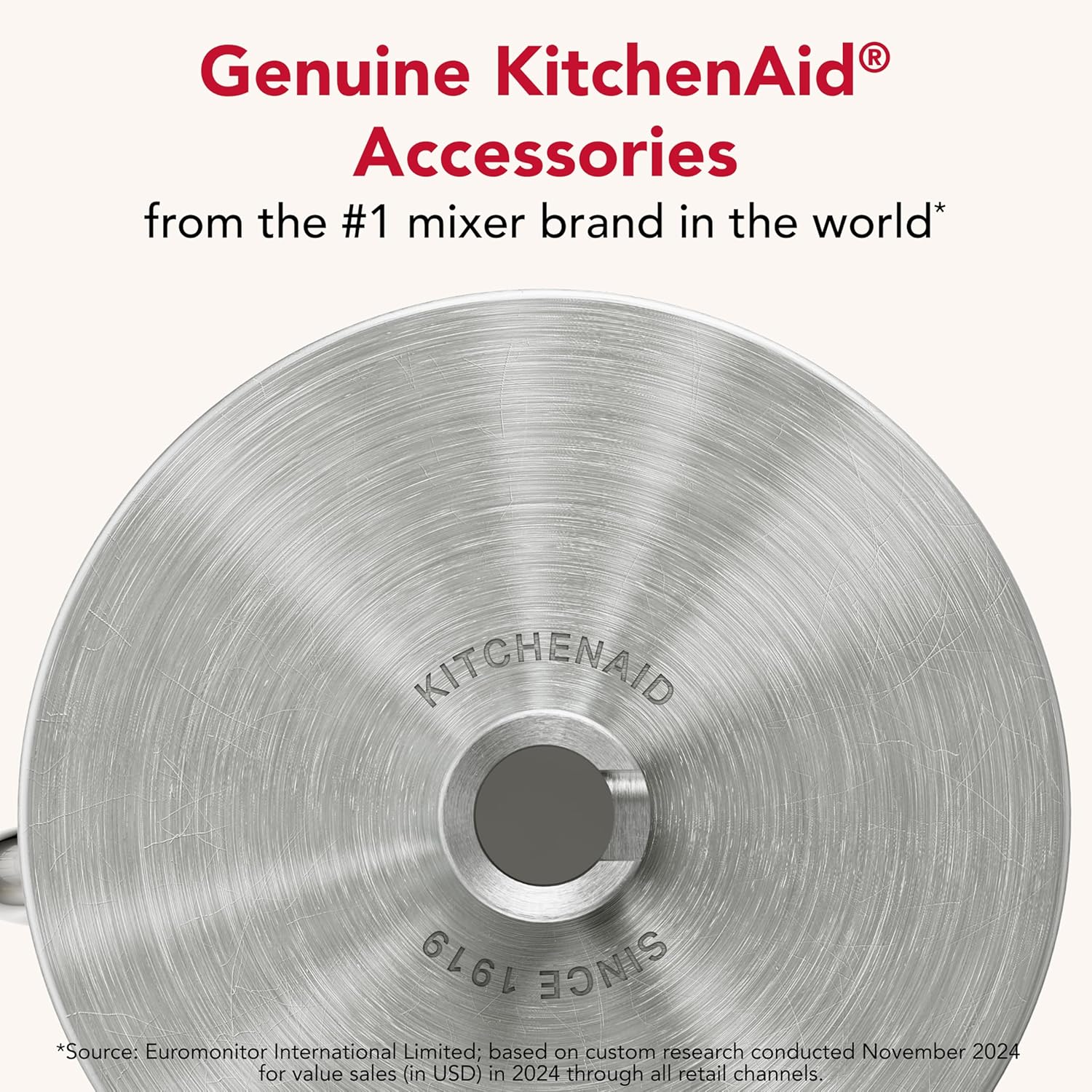 KitchenAid Stainless Steel Dough Hook for select KitchenAid Tilt-Head Stand Mixers