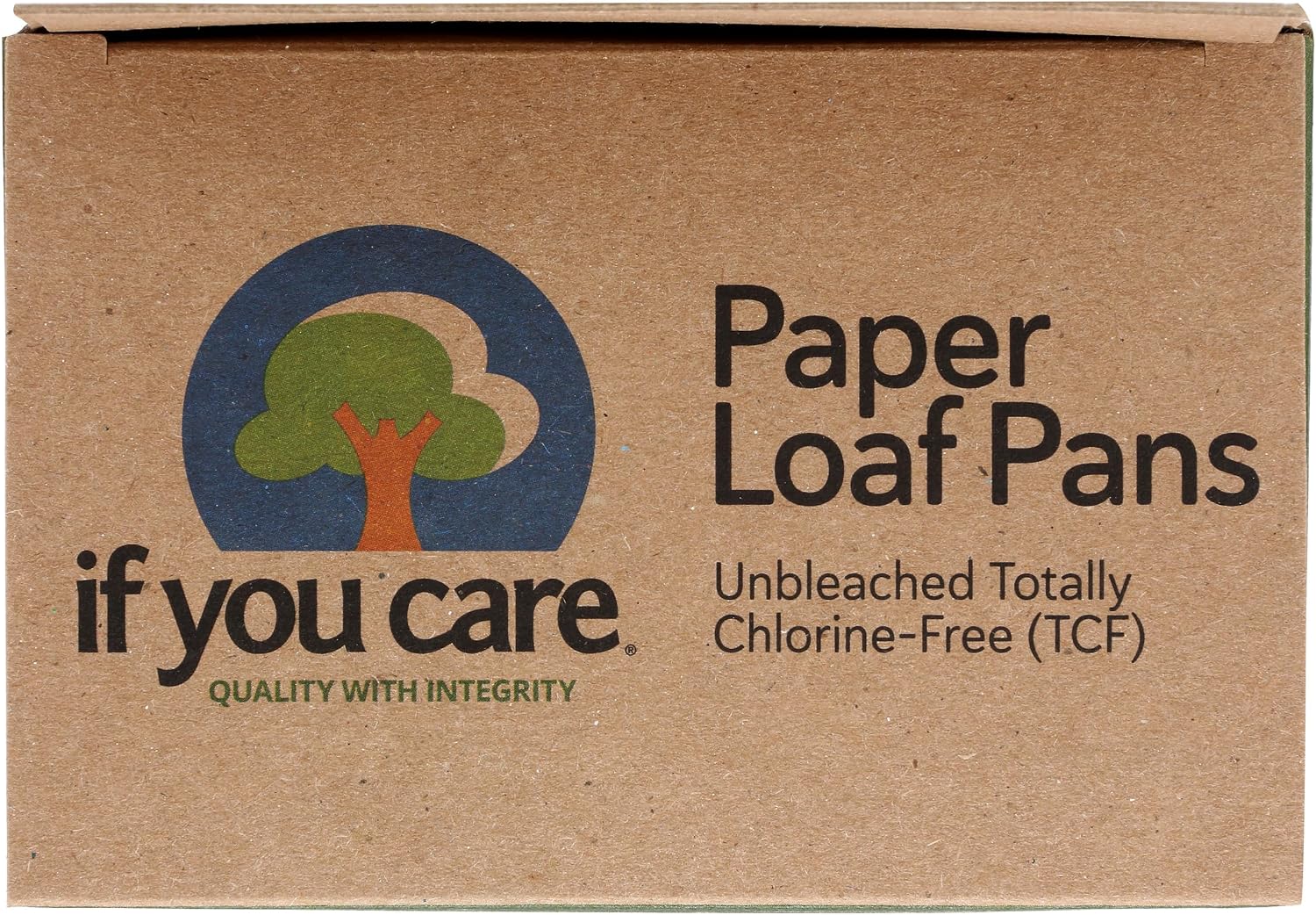 IF YOU CARE FSC Certified Paper Loaf Baking Pans, 4-count