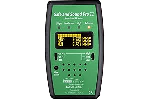 Safe and Sound PRO II Radio Frequency Meter: Your Essential EMF Detector...