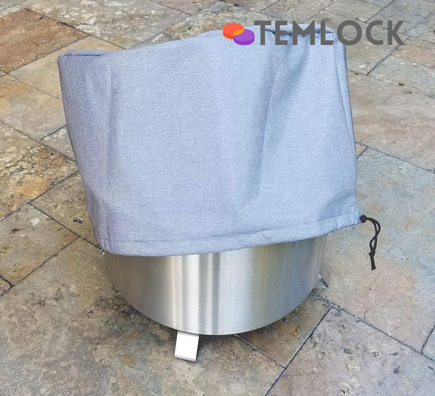 Breeo-compatible cover for Fire Pit X Series 24 | X24 | Double Flame 24 - Fits Standard or Sear Plate model - Outdoor Water-resistant Fire Bowl Protective Cover