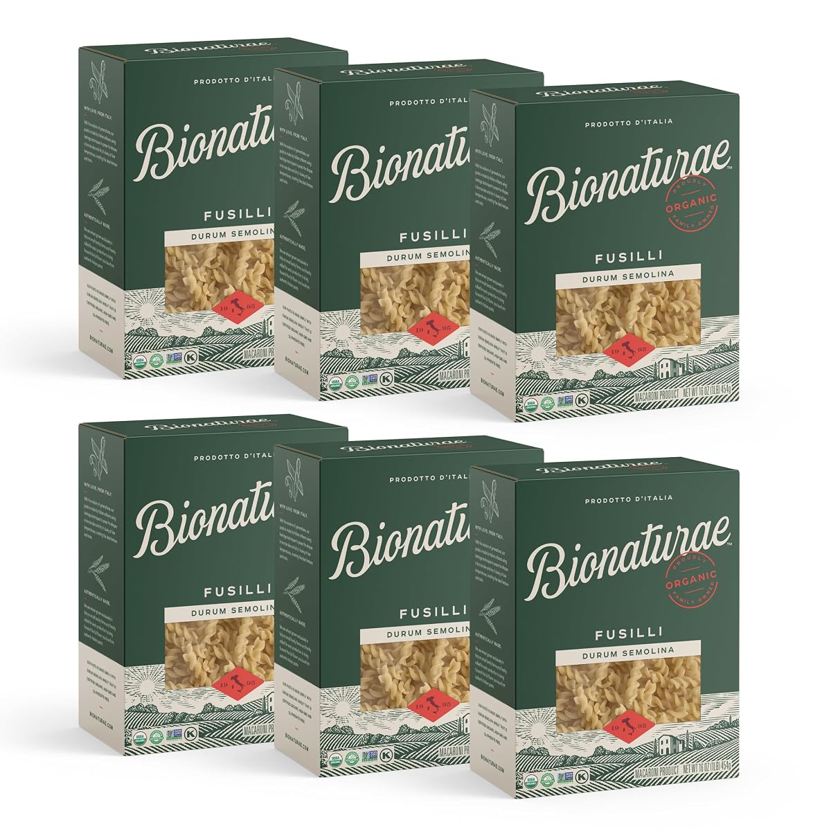 Bionaturae Fusilli Pasta Noodles