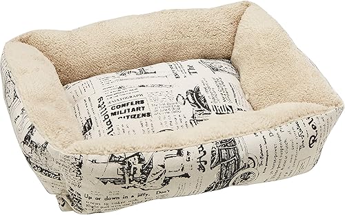 Miniatura 1 de Paws & Pals - Cama para mascotas para jaula de gatos y perros, ropa de cama de lujo de alta calidad con cojín interior acogedor, modelo duradero,