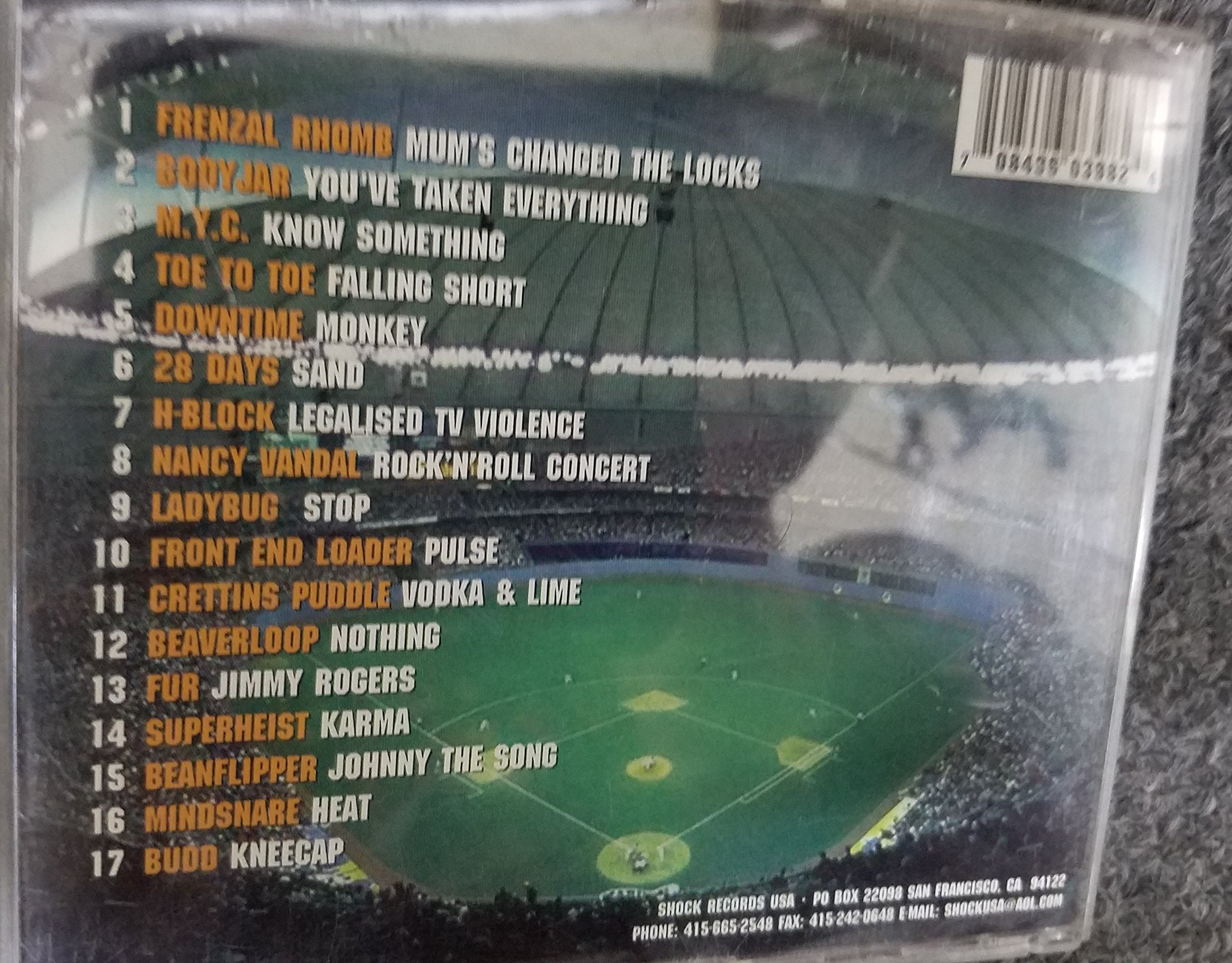 Shock Resut! Music to Improve your Game (Frenzal Bomb,Bodyjar,Toe to Toe,Downtime,28 Days and more) [Audio CD]