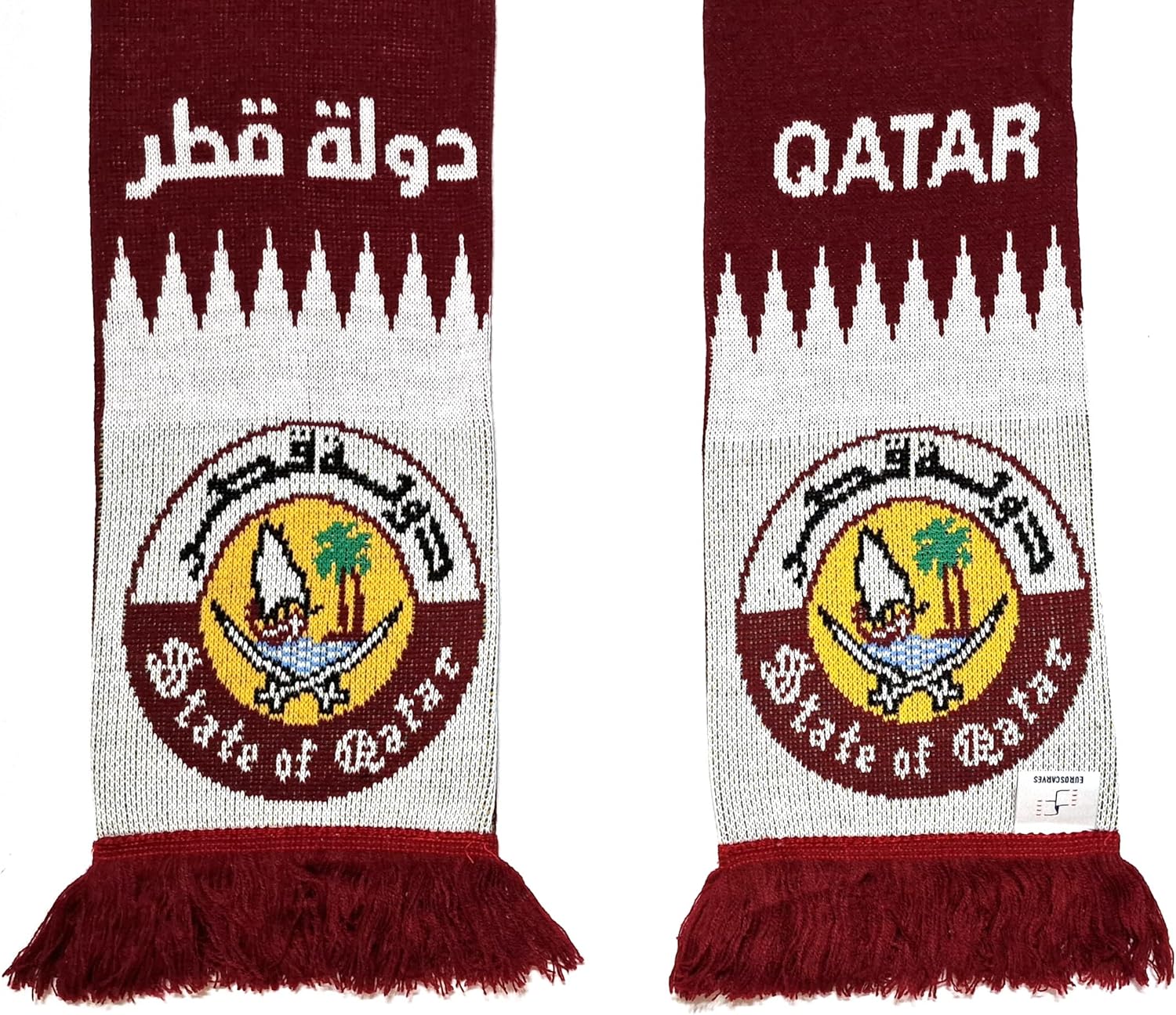 Qatar Soccer Knit Scarf