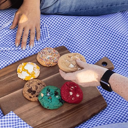 Miniatura 8 de The Cravory Galletas de crema de caramelo salado, 12 galletas, 2.0 onzas cada una, envueltas individualmente, gourmet, horneadas frescas, postres,