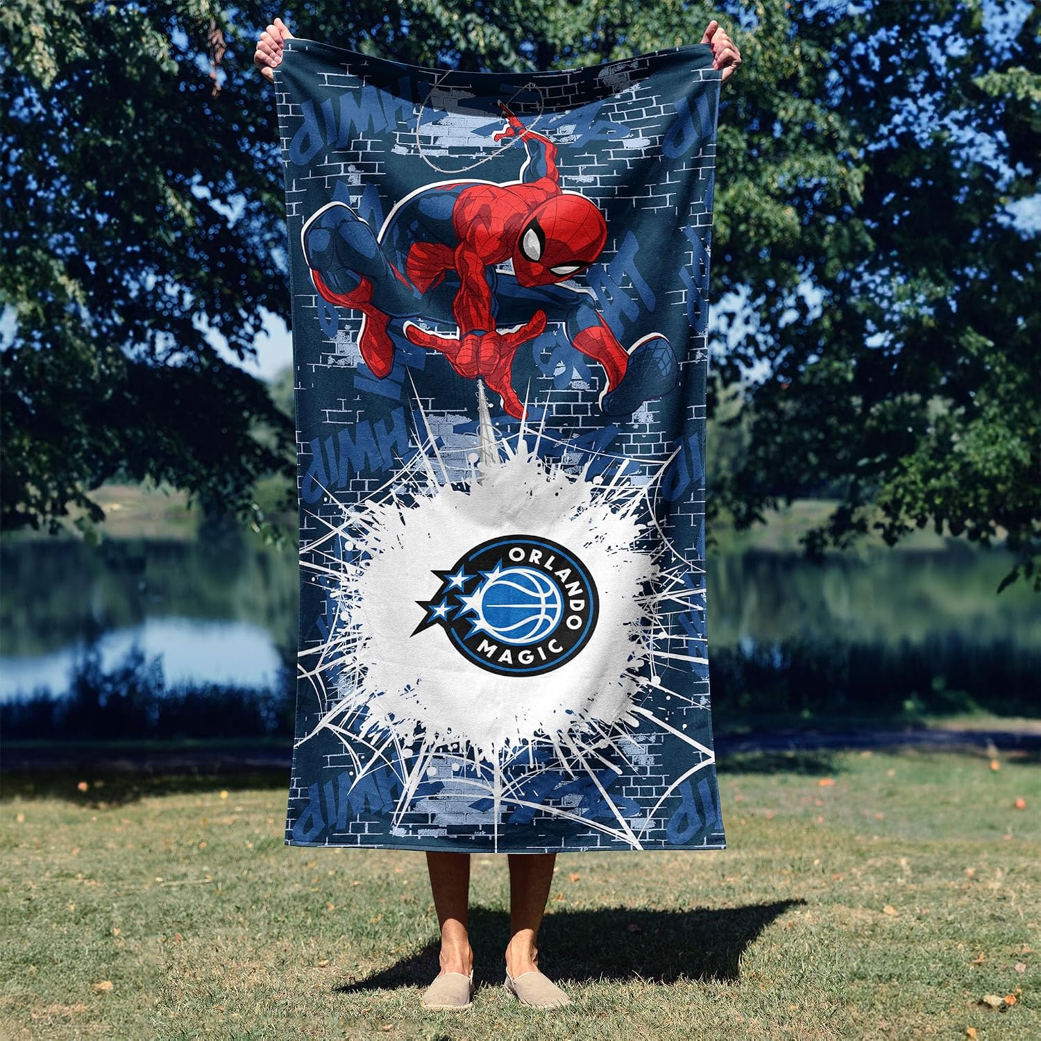 Northwest NBA Disney Microfiber Beach Towel, Lightweight Quick Dry Absorbent Bath Pool Swim Travel Gear, 30 x 60 Inches