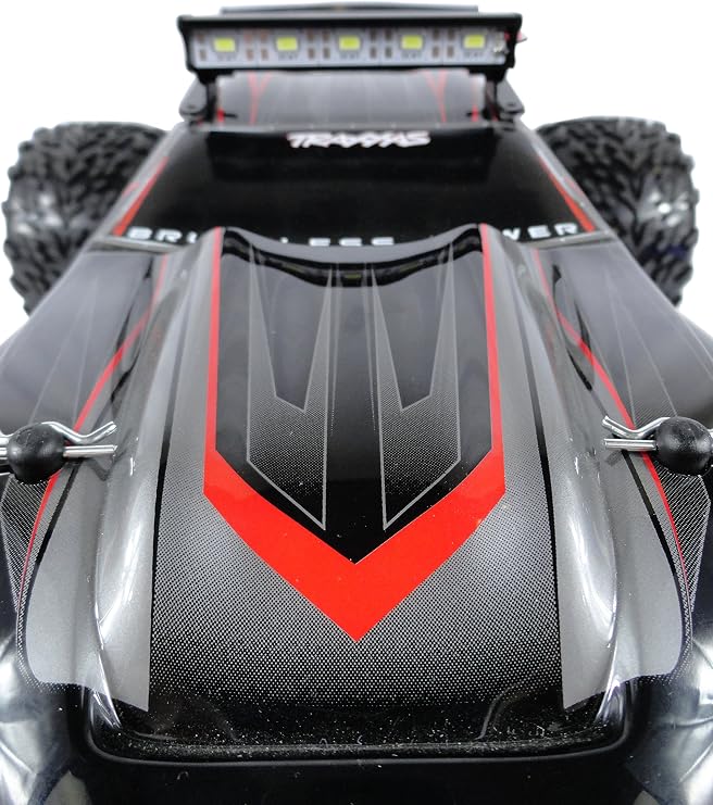 5 LED 89mm Aluminum Light Bar Compatible with The LaTrax SST, Traxxas 1/16 Slash, Stampede/4x4/Nitro, Nitro Sport, E-Revo, ECX 1/18 Torment & More #9042