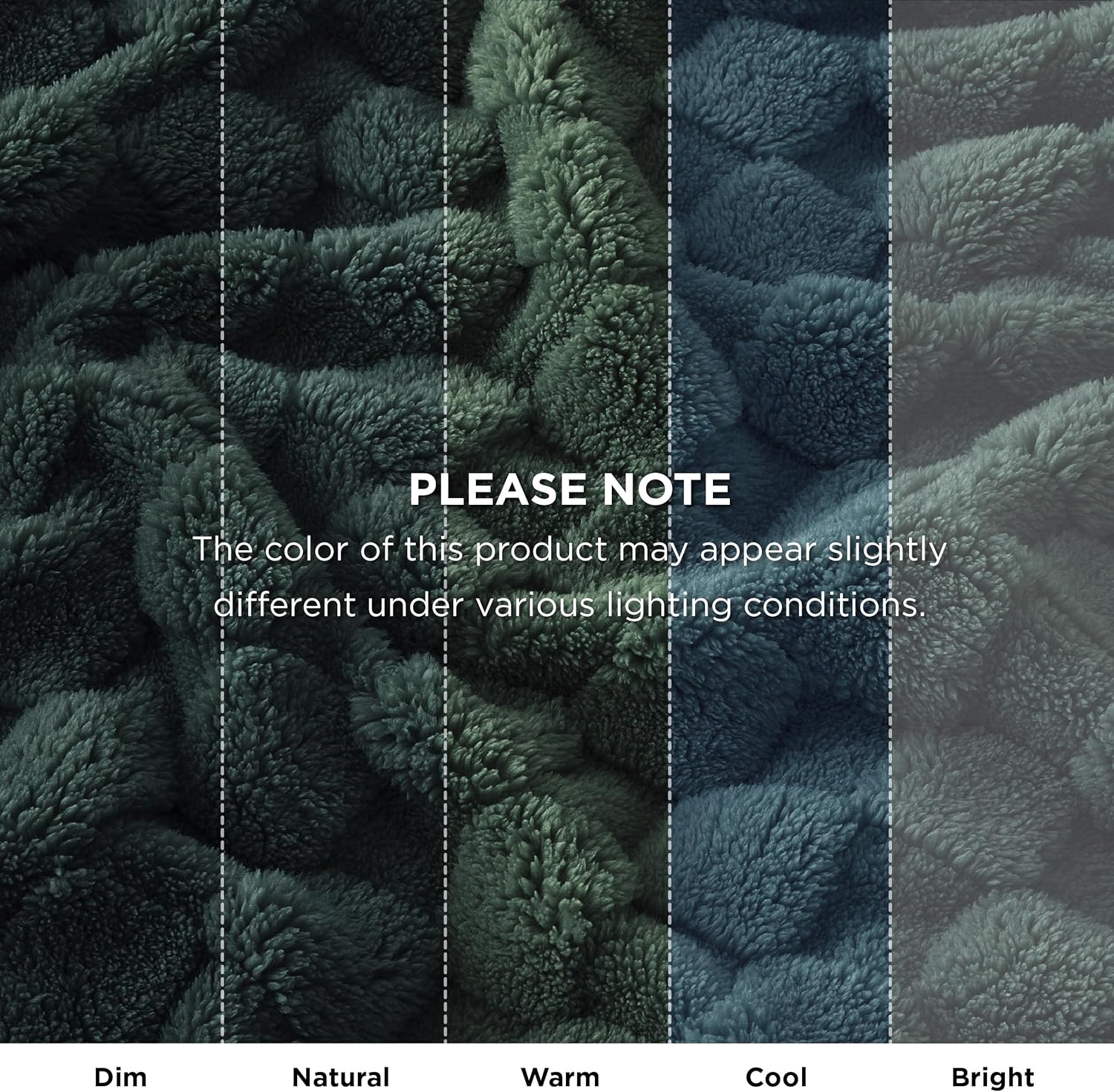 Bedsure GentleSoft Blankets Queen Size for Bed - Super Soft Cozy Blanket for Women Men Girls, Large Fuzzy Fleece Throw for Bedroom Decor, Dark Green, 90x90 Inches - Image 7