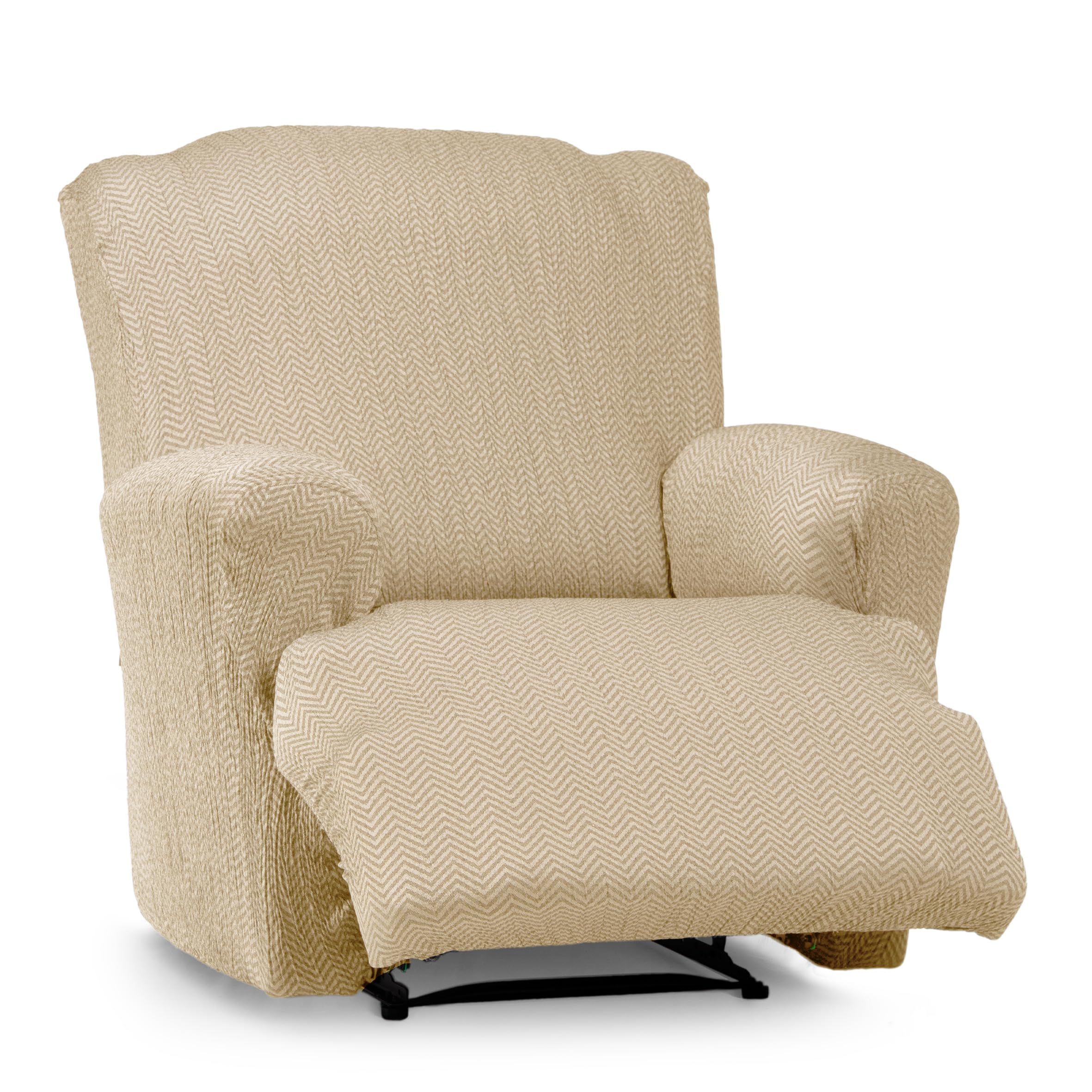 Eysa Luz Stretch Sofa Cover for Relax Recliner Chair Beige