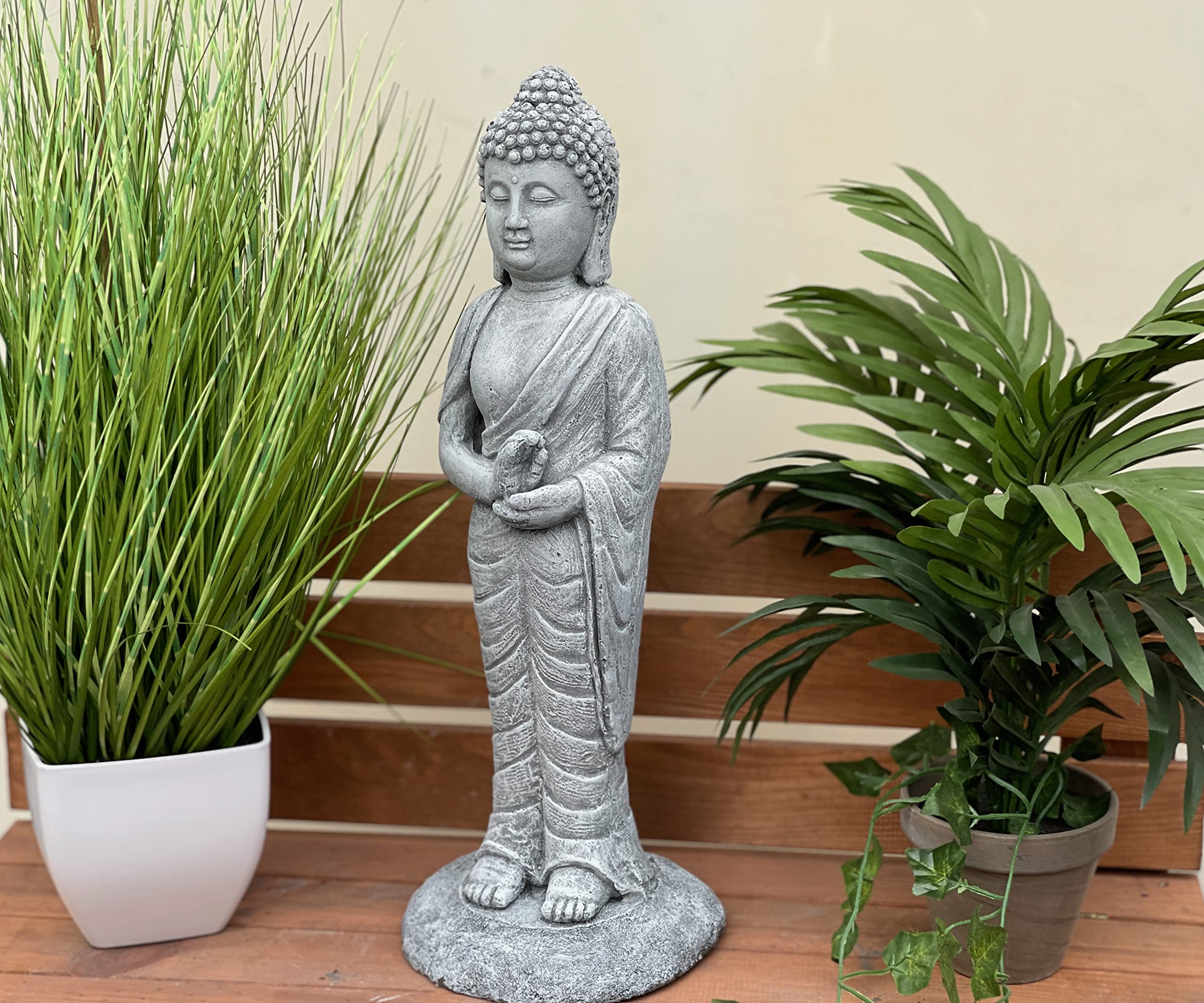 stoneandstyle Shiva - Statua in pietra massiccia, 48 cm, resistente al gelo