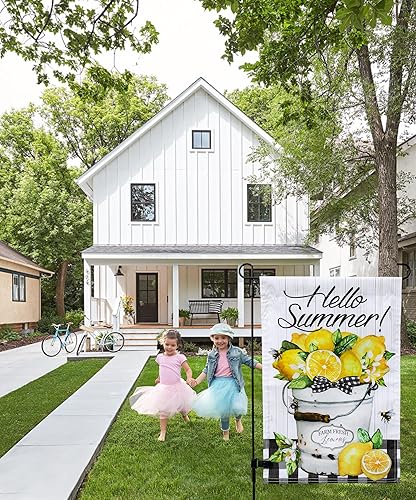 Miniatura 8 de Banderas de jardín de temporada de doble cara, banderas de patio hechas de poliéster 100D, 12 banderas de diseño festivo para todas las estaciones,