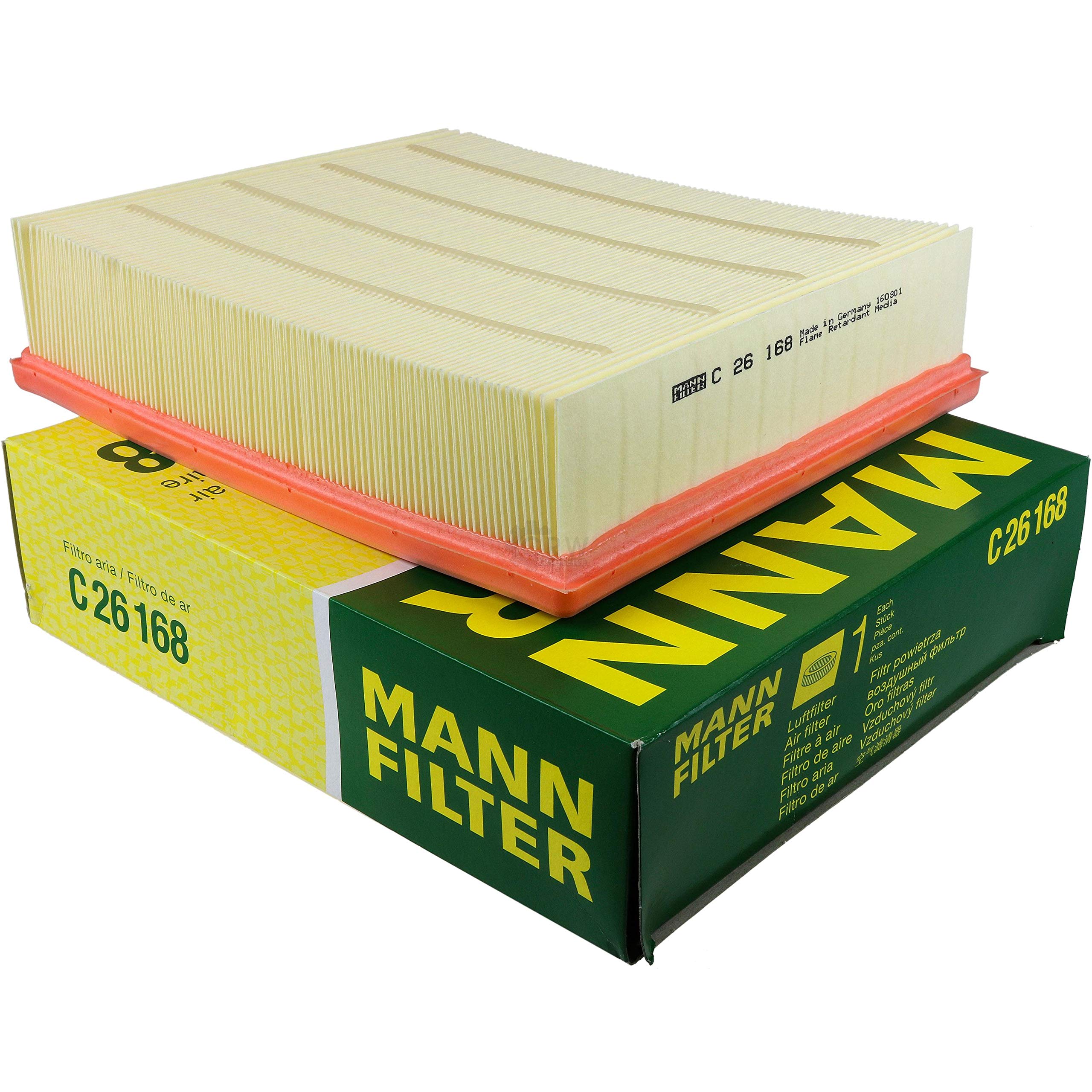 Paquete de inspección Kit de mantenimiento de filtros con filtro de aceite W 735/2, filtro de aire C 26 168, filtro de combustible WK 725, filtro de habitáculo CU 3037, tornillo de cierre