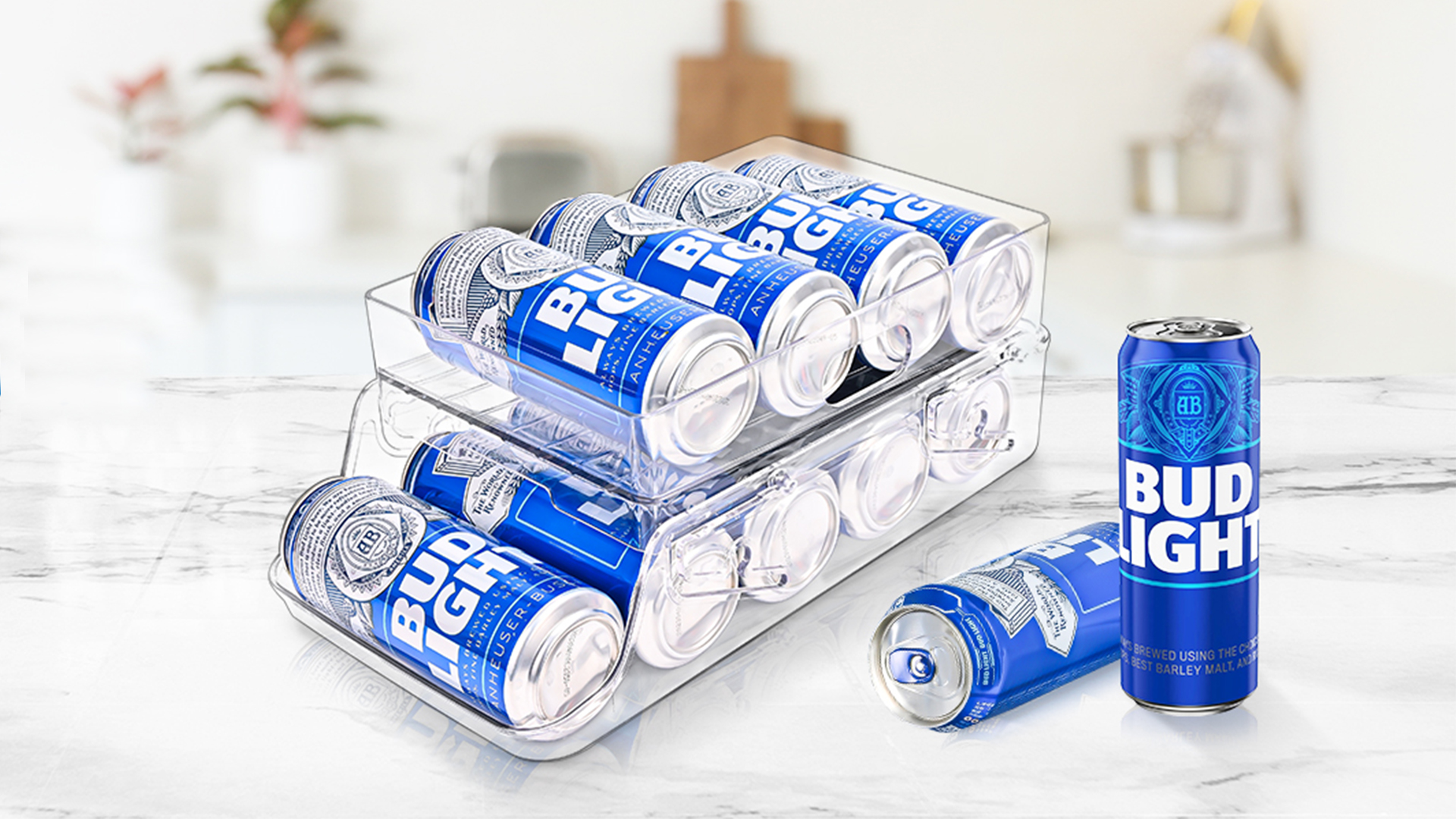Amazon｜缶ストッカー 缶収納ラック 缶ビールホルダー 500ML缶用