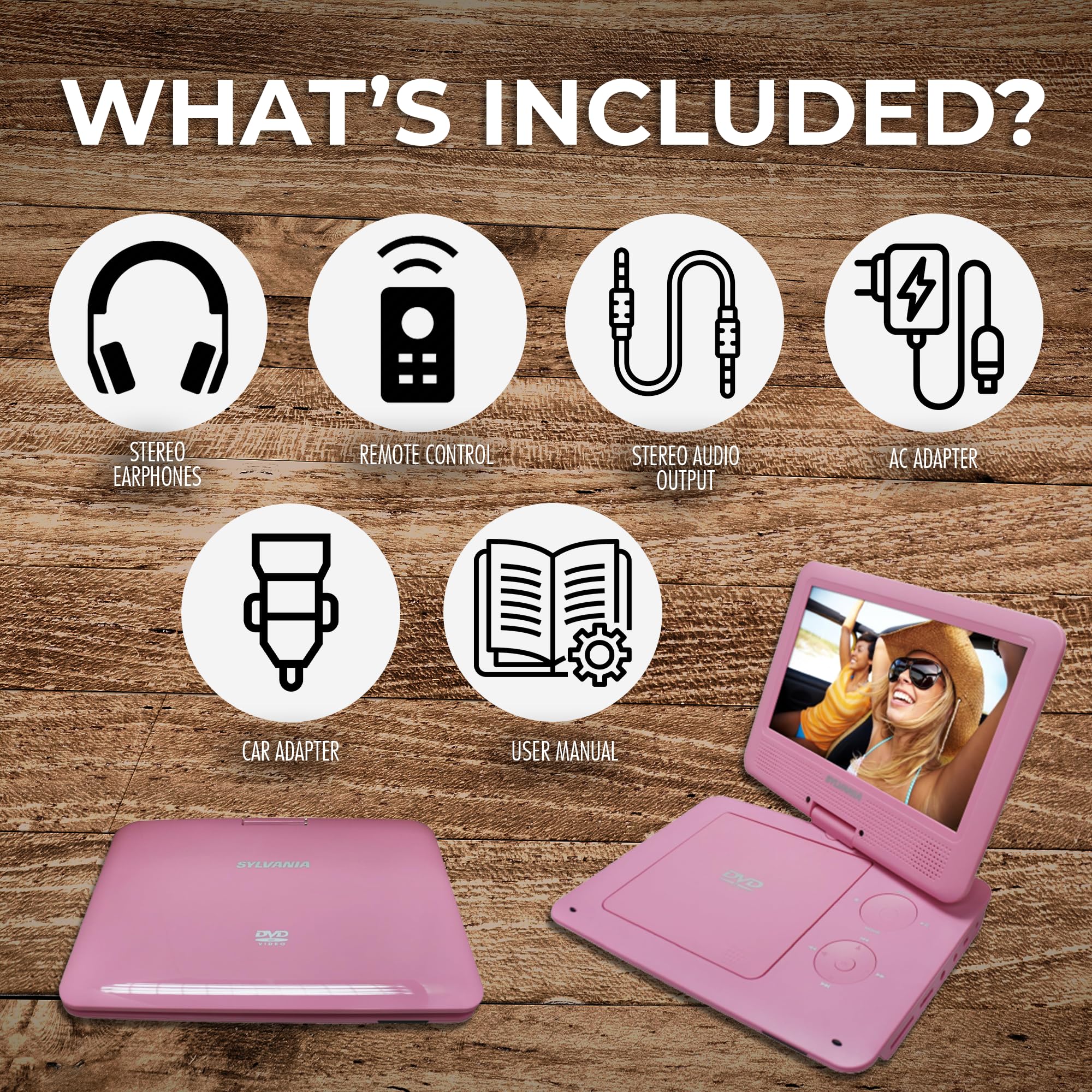 Amazon.com: Sylvania reproductor de DVD/CD/MP3 portátil con