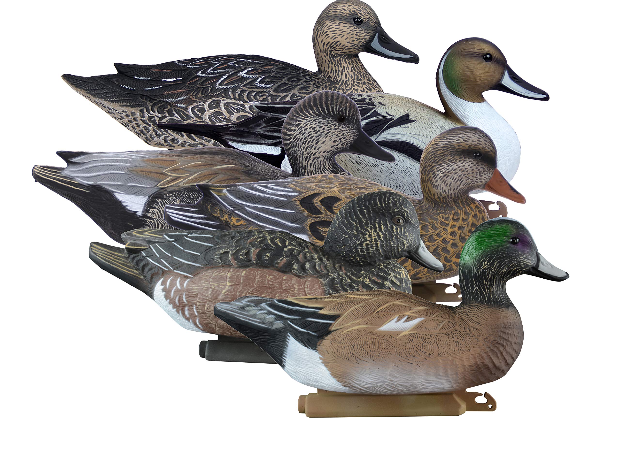 Higdon Outdoors Battleship Puddle Pack Duck Decoys, Foam-Filled