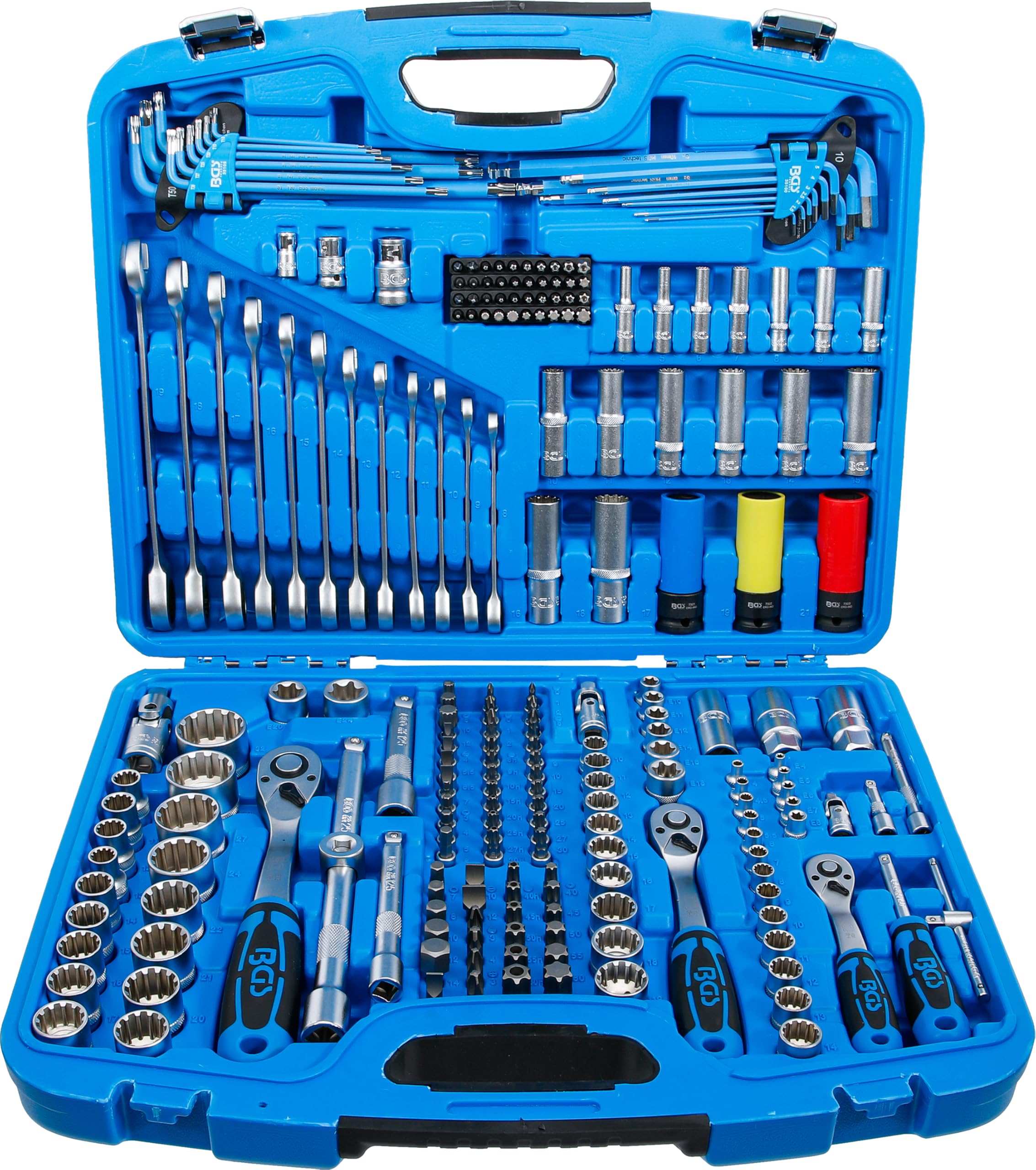BGS 2290 | Coffret de Douilles Gear Lock | 6,3 mm (1/4