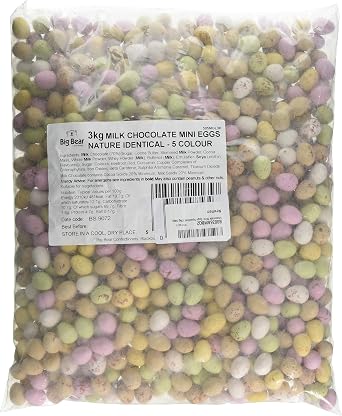 Chocolate Mini Eggs Speckled 3kg Bag