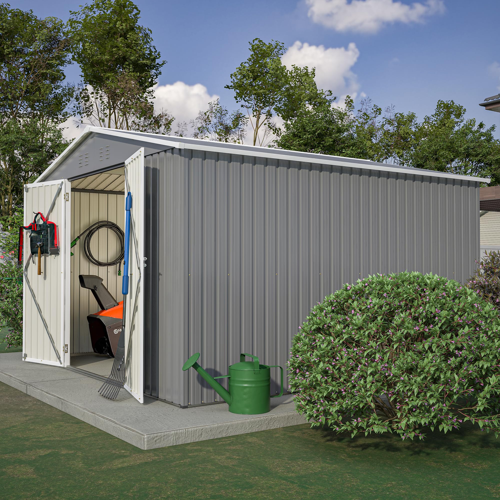 YOPTO 10x10 FT Outdoor Storage Shed