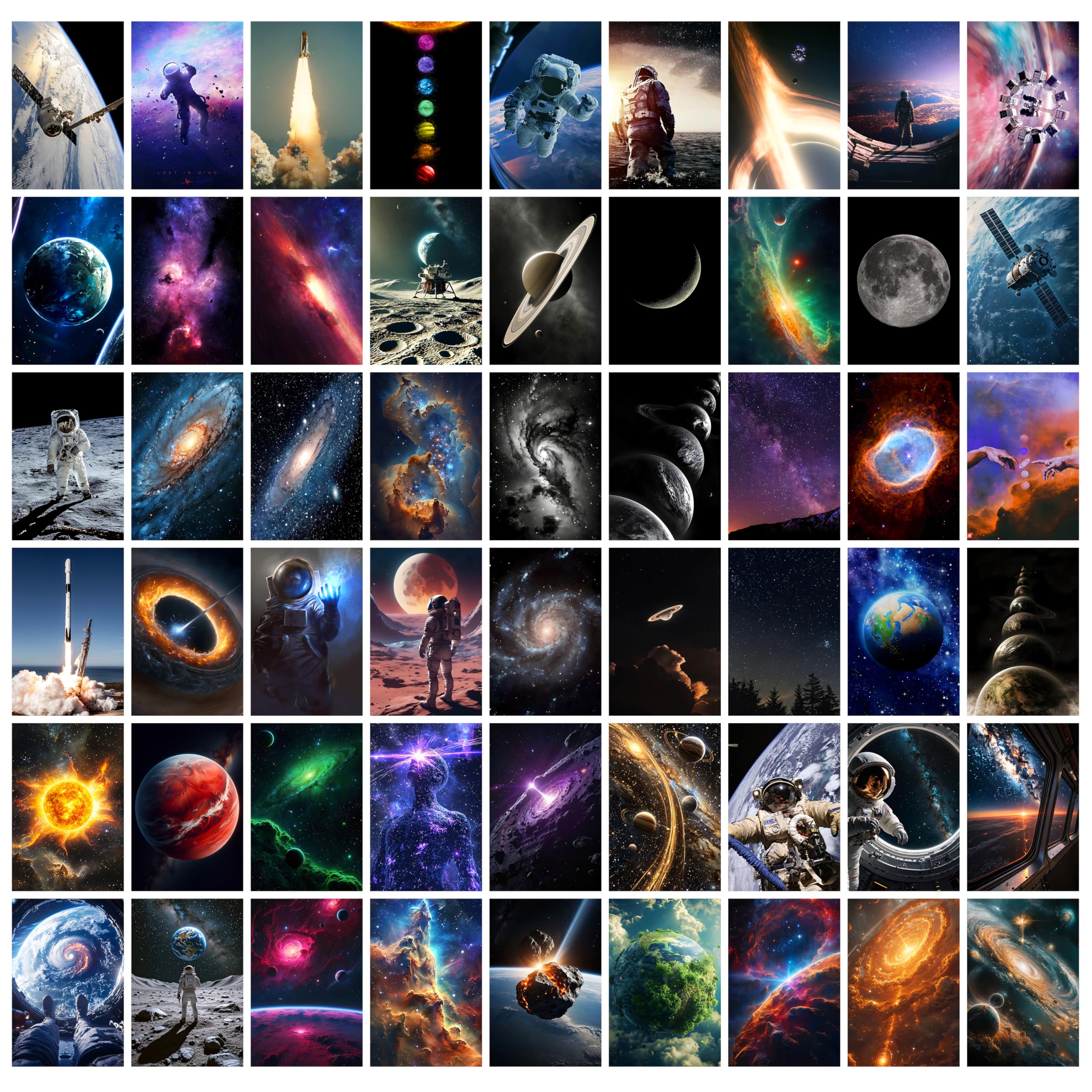 Anime Wall Collage Kit - 54 Posters Included -19 Anime Wall Collage Kit - 54 Posters Included -19
