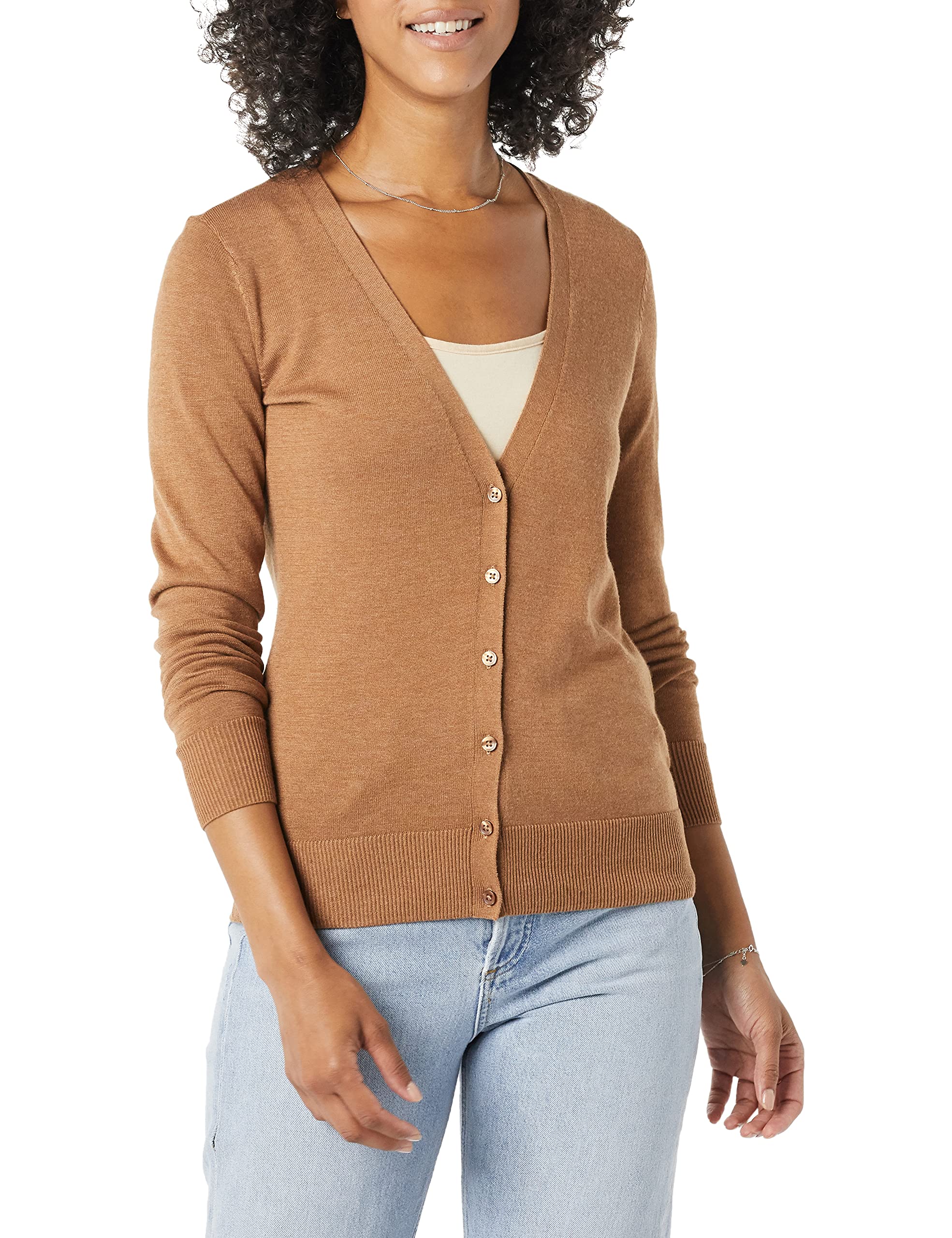 Amazon EssentialsWomen's Lightweight V-Neck Cardigan