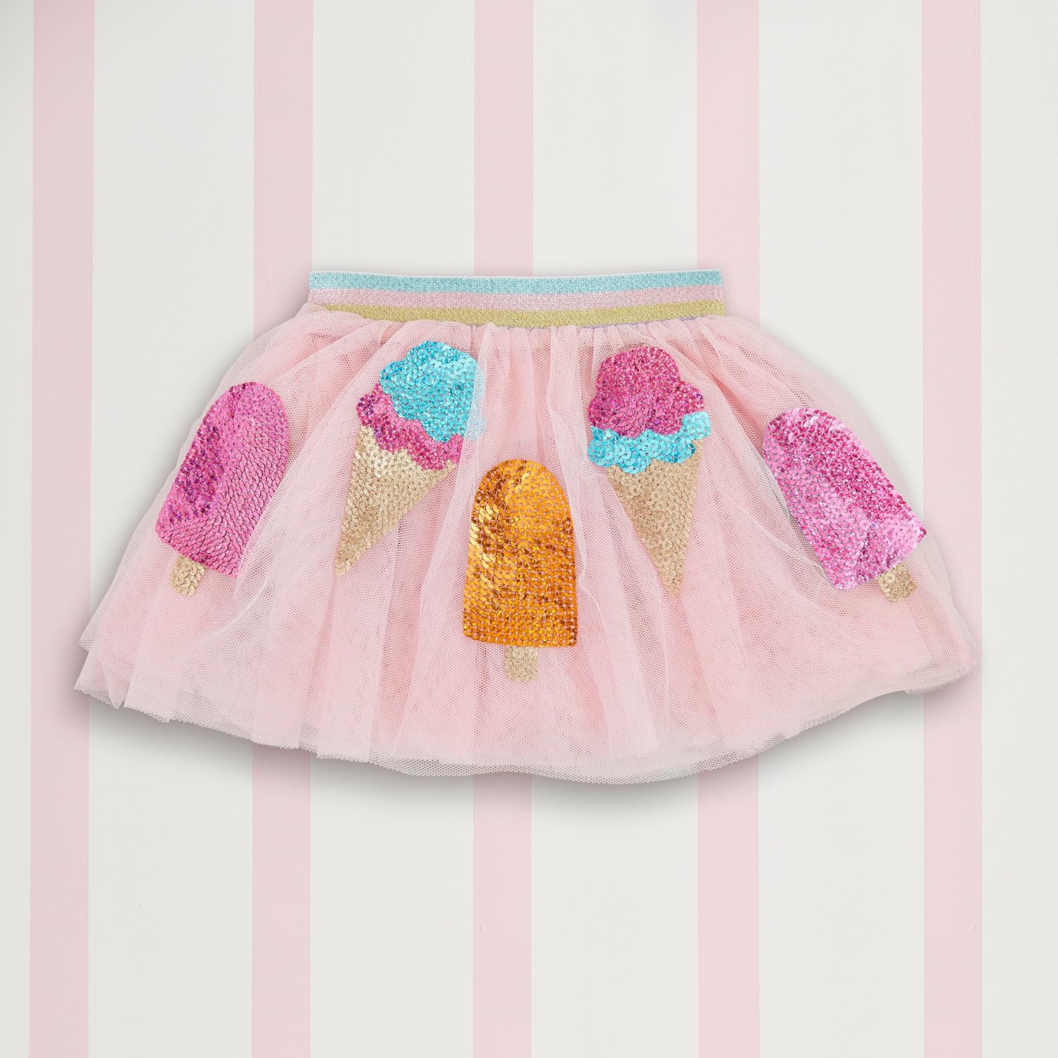 Mud Pie Children's Ice Cream Sequin Tutu - Image 4