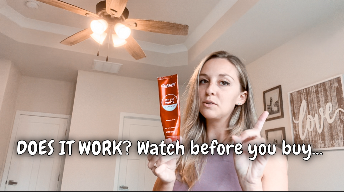 Colgate Watch Watch Does it work? Watch first! Honest review Colgate optic white on ...