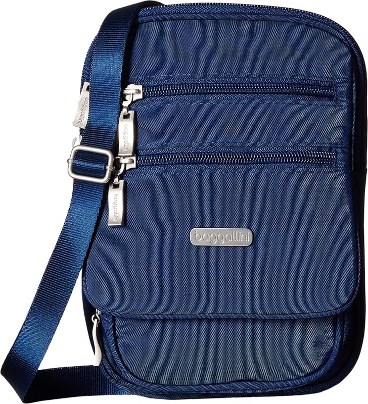 Baggallini Journey Bolsos cruzados para mujer 9x6 pequeño bolso de viaje ligero con RFID