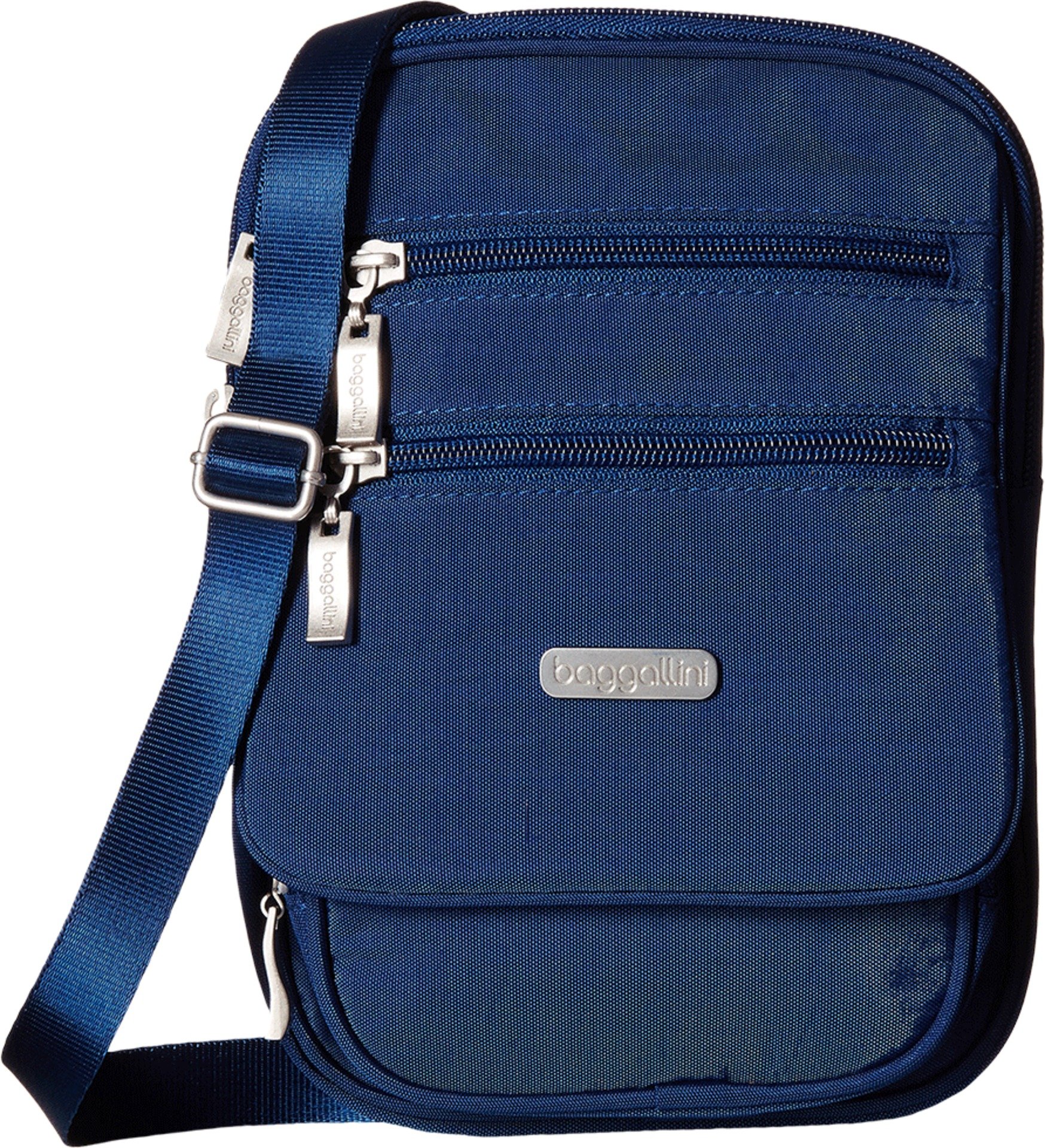 Baggallini Womens JOU878 Baggallini RFID Journey Crossbody Cross Body Blue Size: One Size