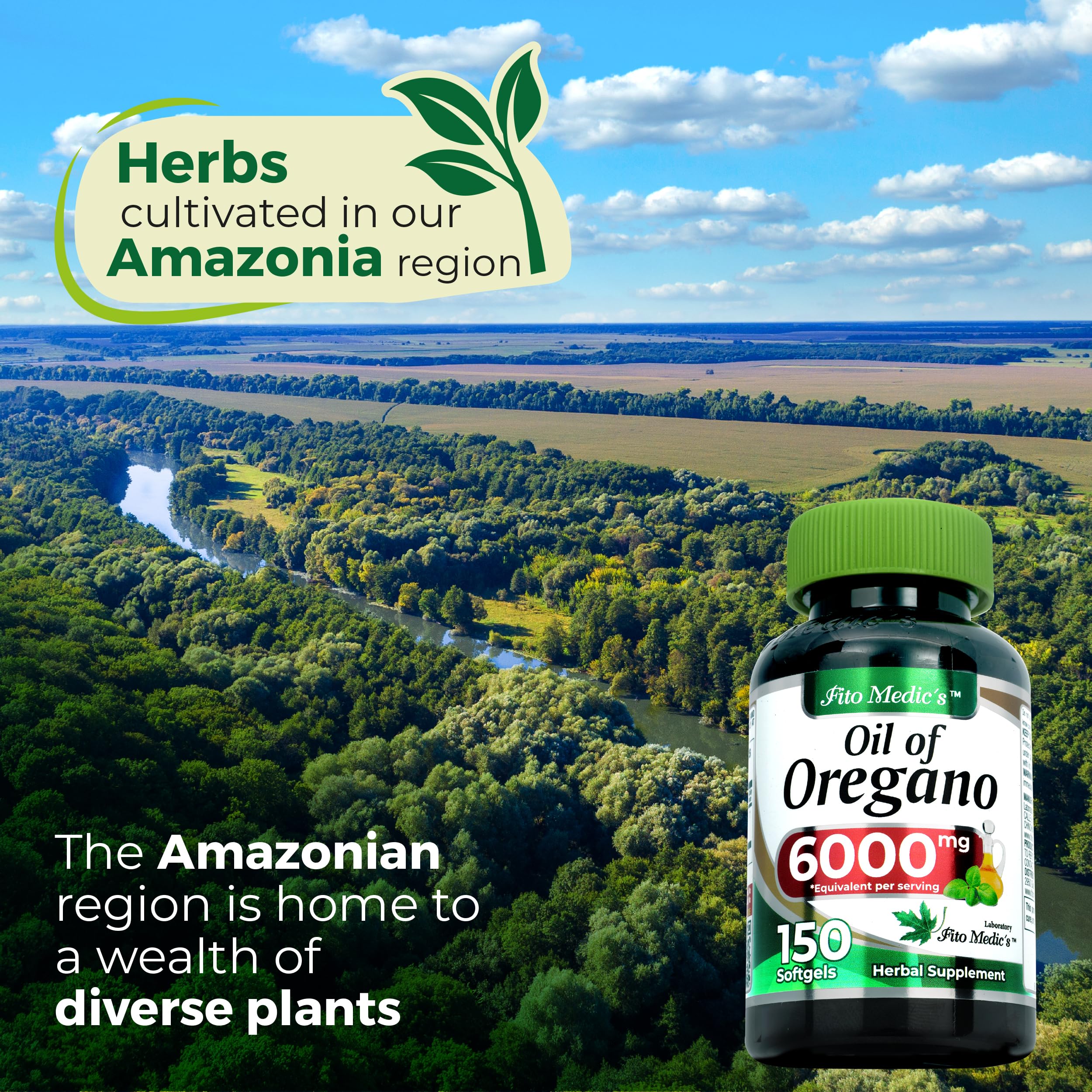 FITO MEDIC'S Lab | Oil of Oregano | 150 softgels | Oregano Oil | Herbal Supplement. — Amazon image 8