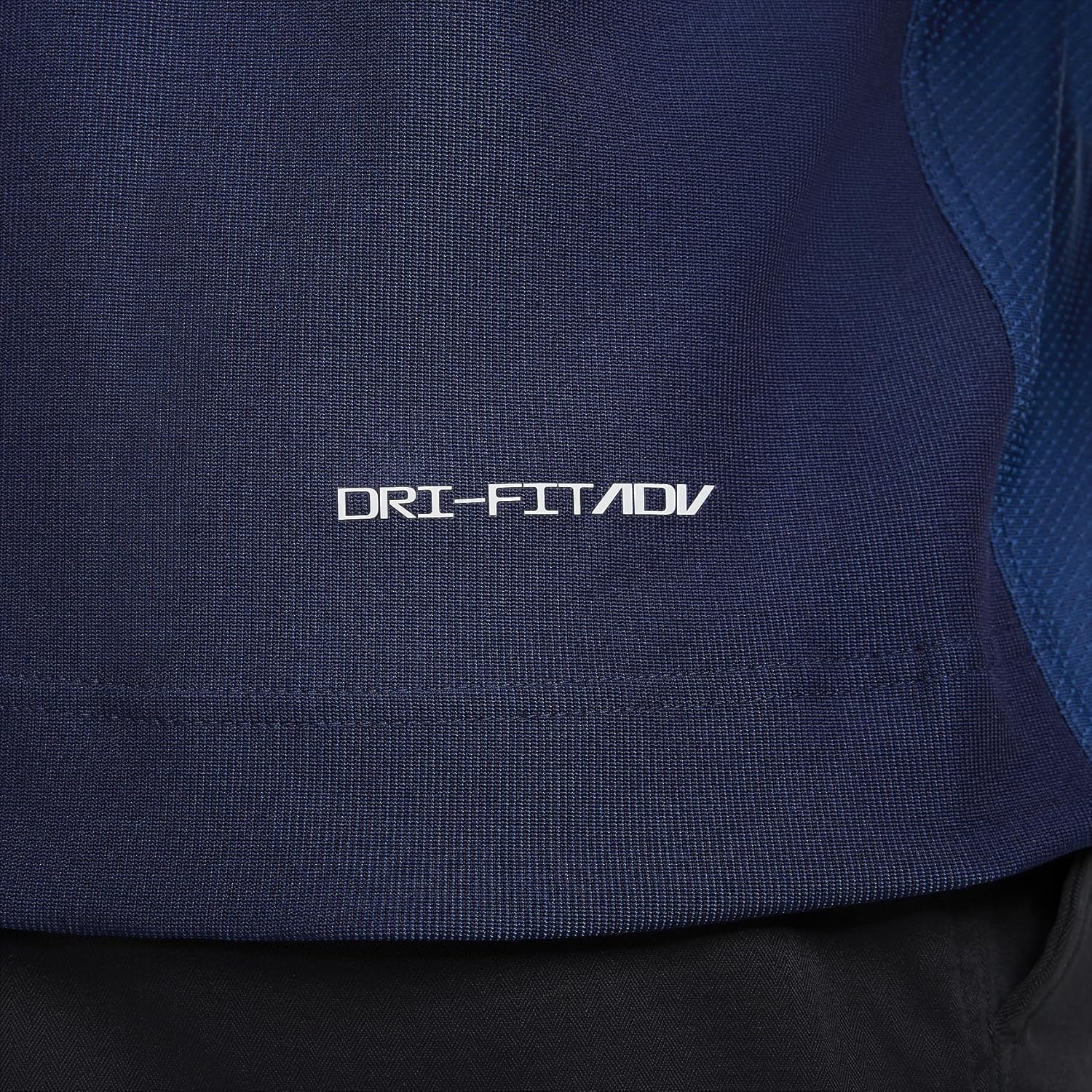 Nike Tour Men's Dri-FIT ADV 1/2-Zip Golf Top (Midnight Navy/Court Blue/White, FD5833-410) Size Medium - Image 4