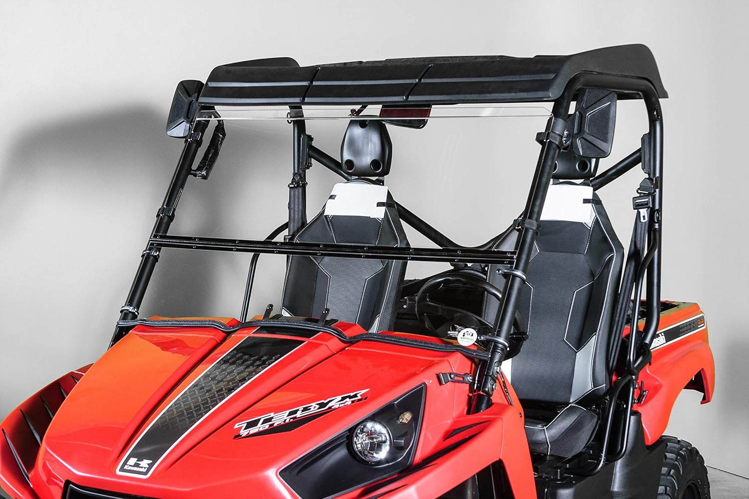 TK00158 2010-2013 KAWASAKI TERYX 2 SEATER TILTING UTV WINDSHIELD - STANDARD 3/16" - FOR SOFT OR NO TOP