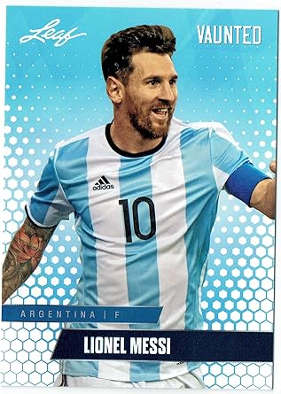 Mint Lionel Messi 2024 Leaf Vaunted #11V Debut Collection Rare Trading Card Argentina