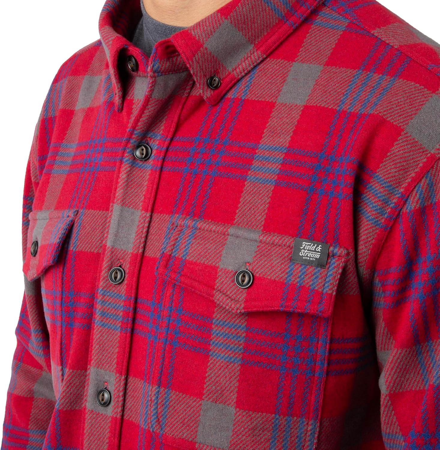 Field & Stream Mens Bushveldt Knit Shirt - Image 4